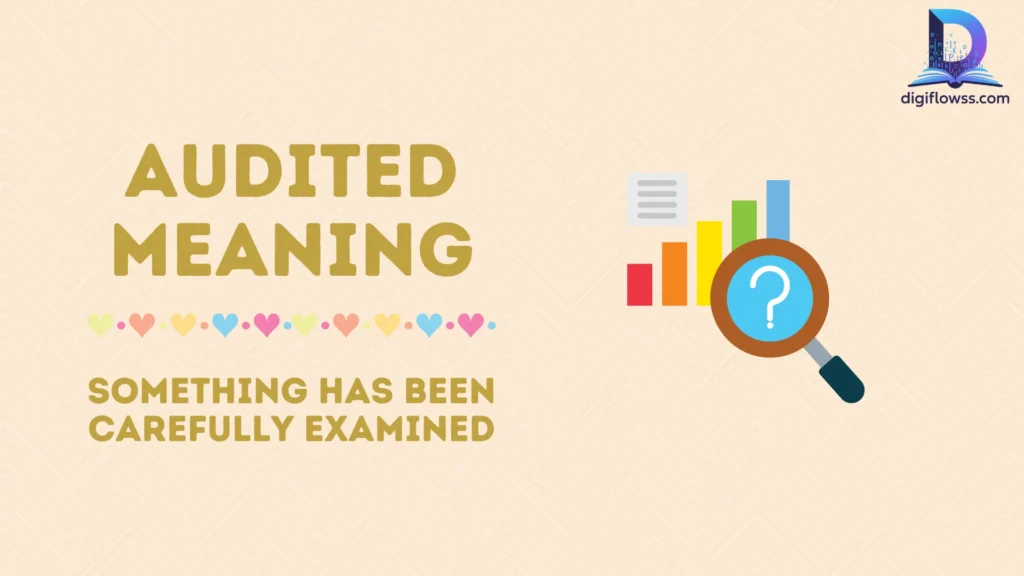 audited meaning