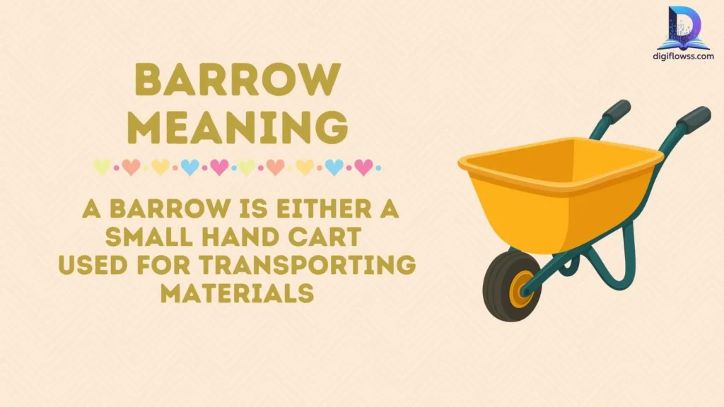 Barrow Meaning