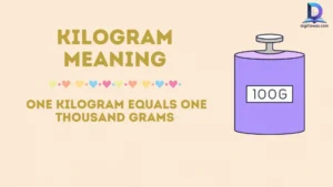 Kilogram Meaning