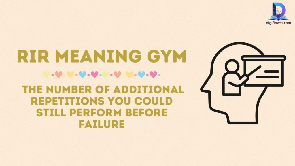 RIR Meaning Gym