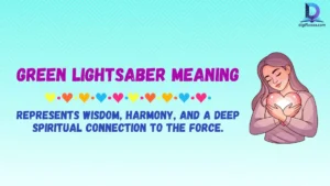 green lightsaber meaning
