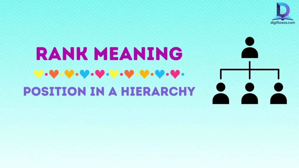 Rank Meaning