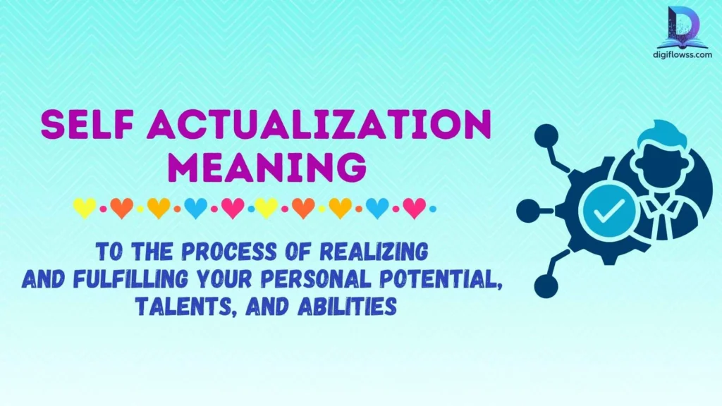 self actualization meaning