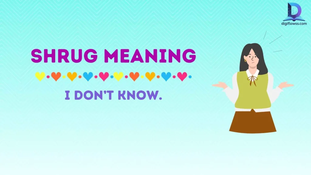 shrug meaning